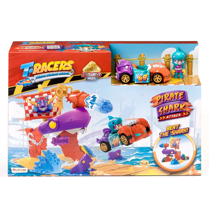 Veículo exclusivo do conjunto T-Racers Pirate Shark Playset