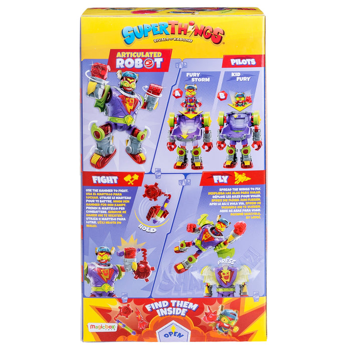 Juego de figuras SuperThings Robot Fury Storm serie 9