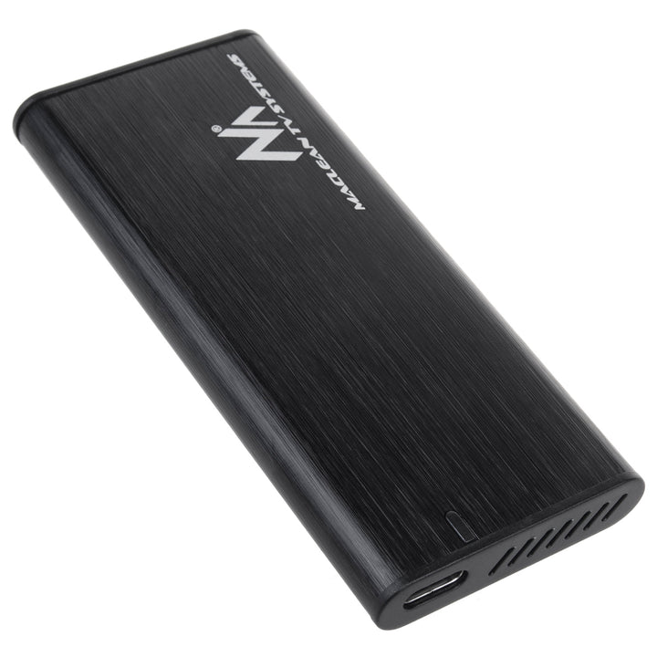 Carcasa para unidades Maclean, SSD M.2, NVMe (PCIe), NGFF (SATA), USB 3.1, tamaños 2230/2240/2260/2280, carcasa de aluminio, MCE443