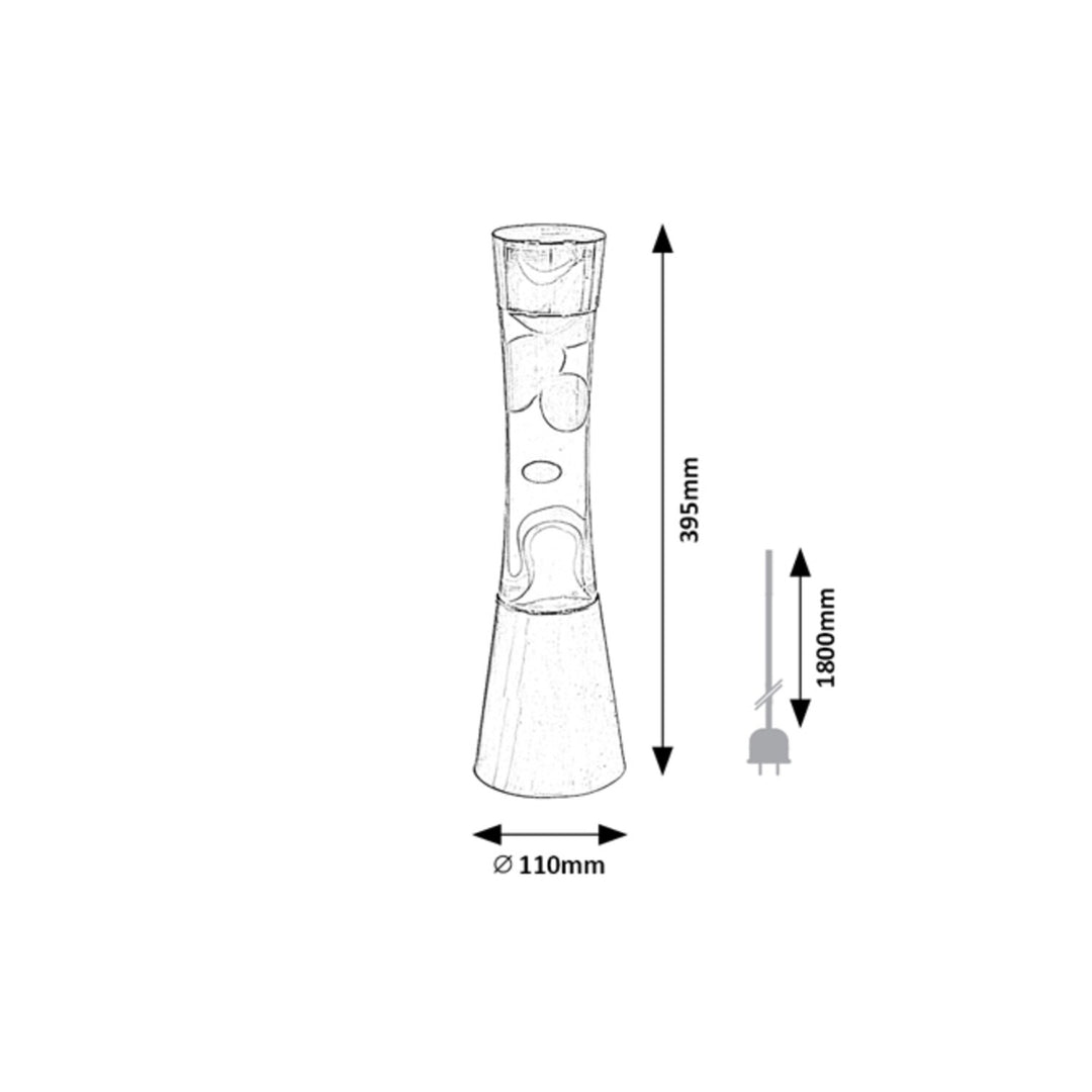 Arco-íris Rabalux - lâmpada decorativa Gy6.35 20W, 39,5 cm