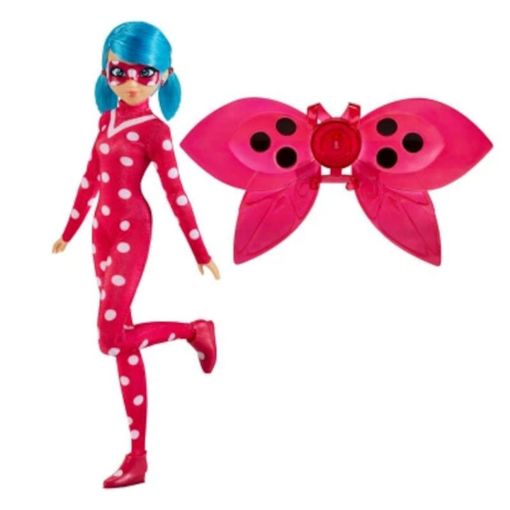 Boneca milagrosa Cosmobug Ladybug - braços e pernas dobráveis