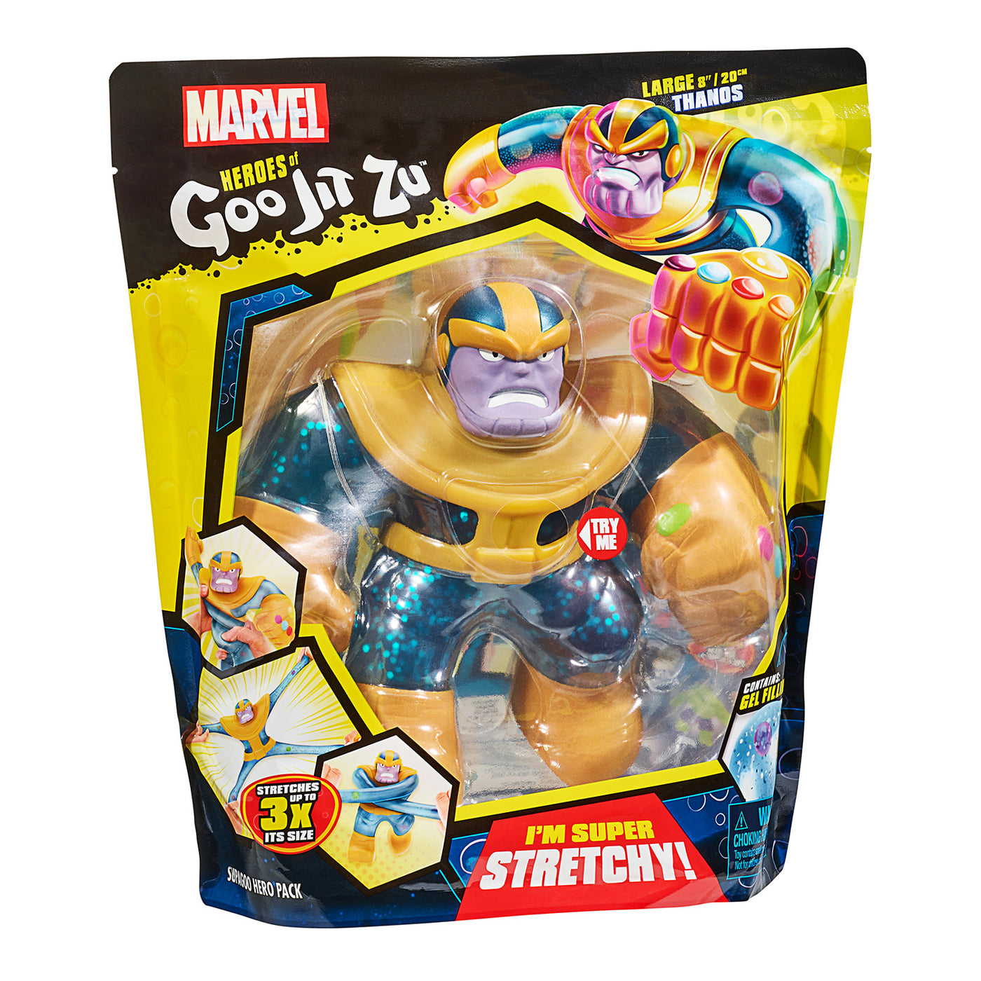 Figura Marvel Thanos Heroes of Goo Jit Zu - altura 20 cm