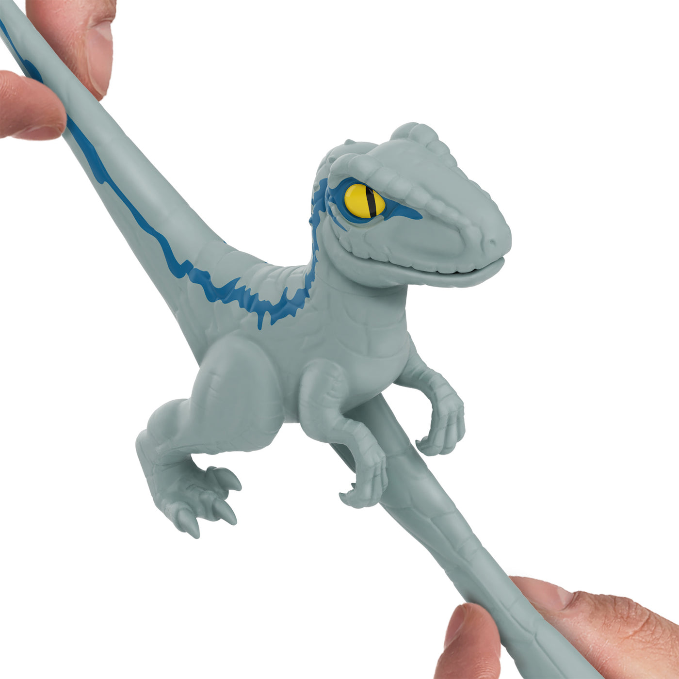 Estatueta de Heroes of Goo Jit Zu Jurassic World - dinossauro azul