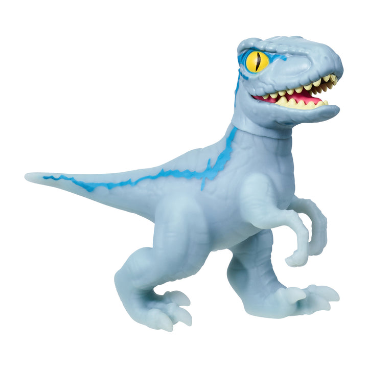 Estatueta de Heroes of Goo Jit Zu Jurassic World - dinossauro azul