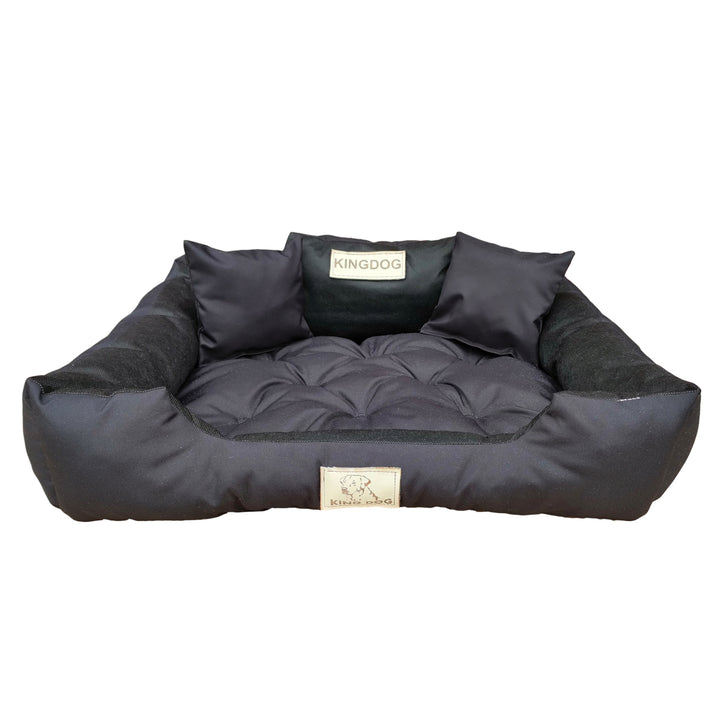 Cama para cães e gatos 55 x 45 Preto Kingdog tamanho S