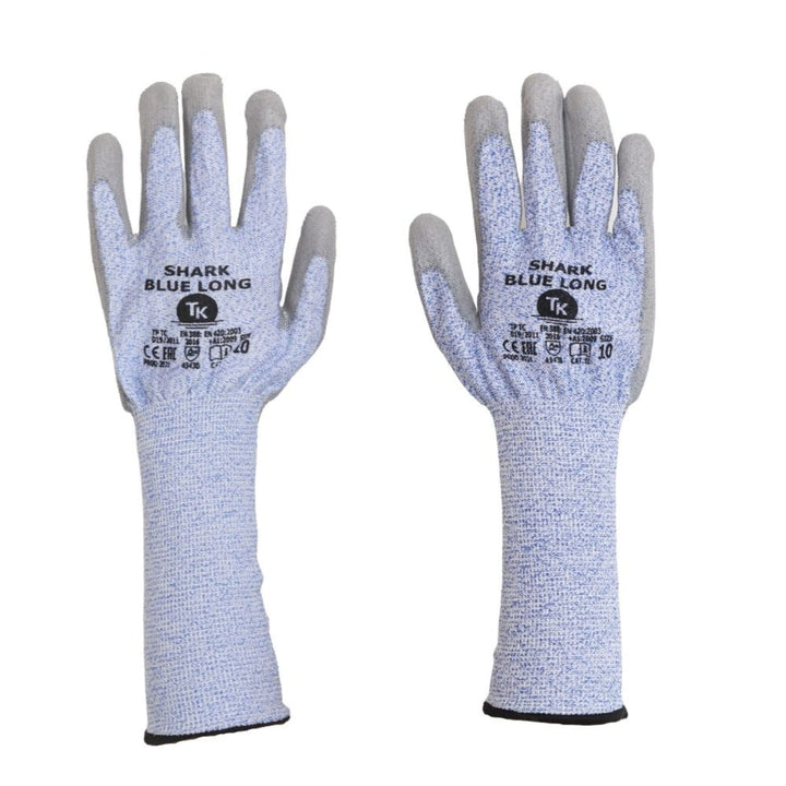 GUANTES ANTIESCARAS CON PUÑOS EXTENDIDOS TALLA 6 (1 PAR)