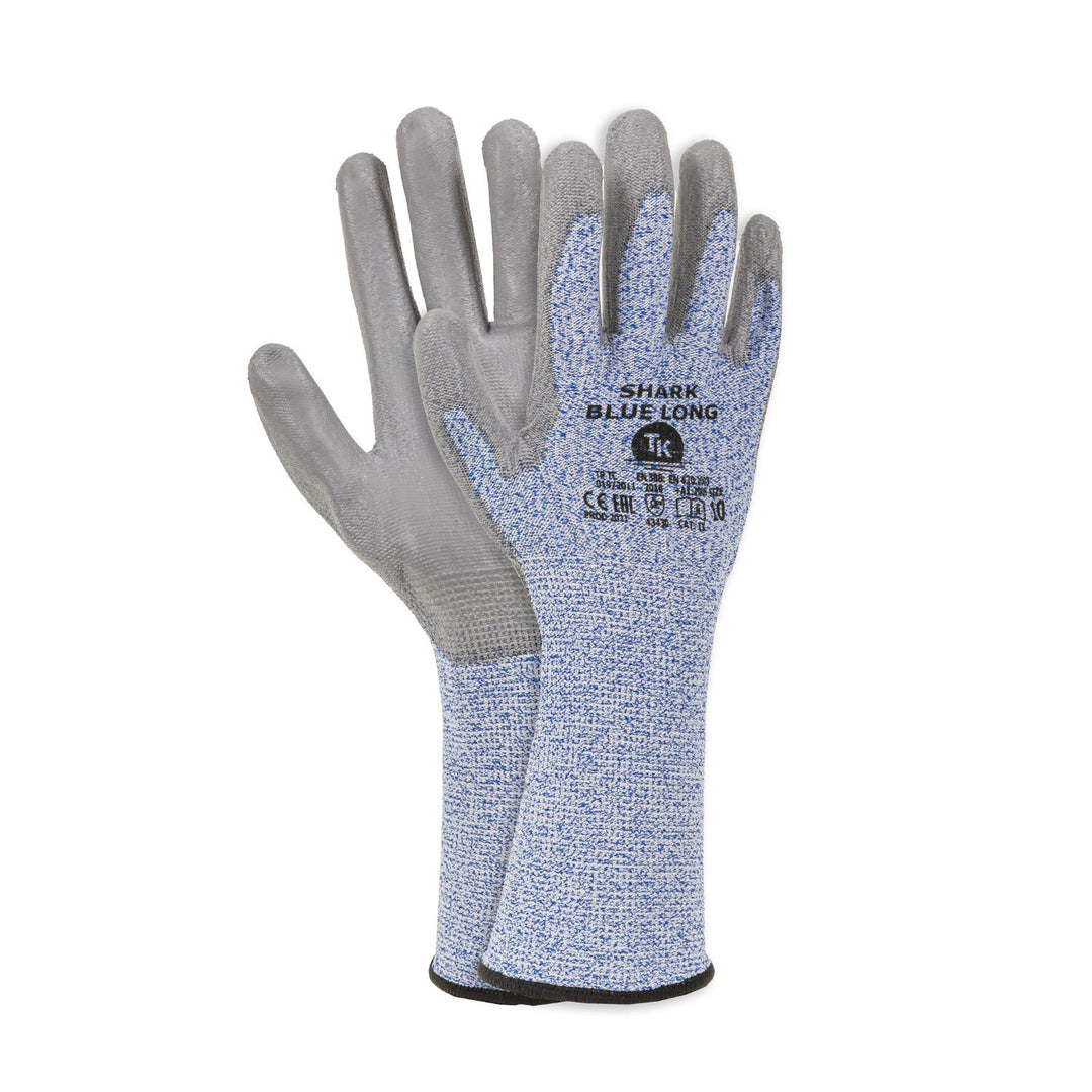 GUANTES ANTIESCARAS CON PUÑOS EXTENDIDOS TALLA 6 (1 PAR)