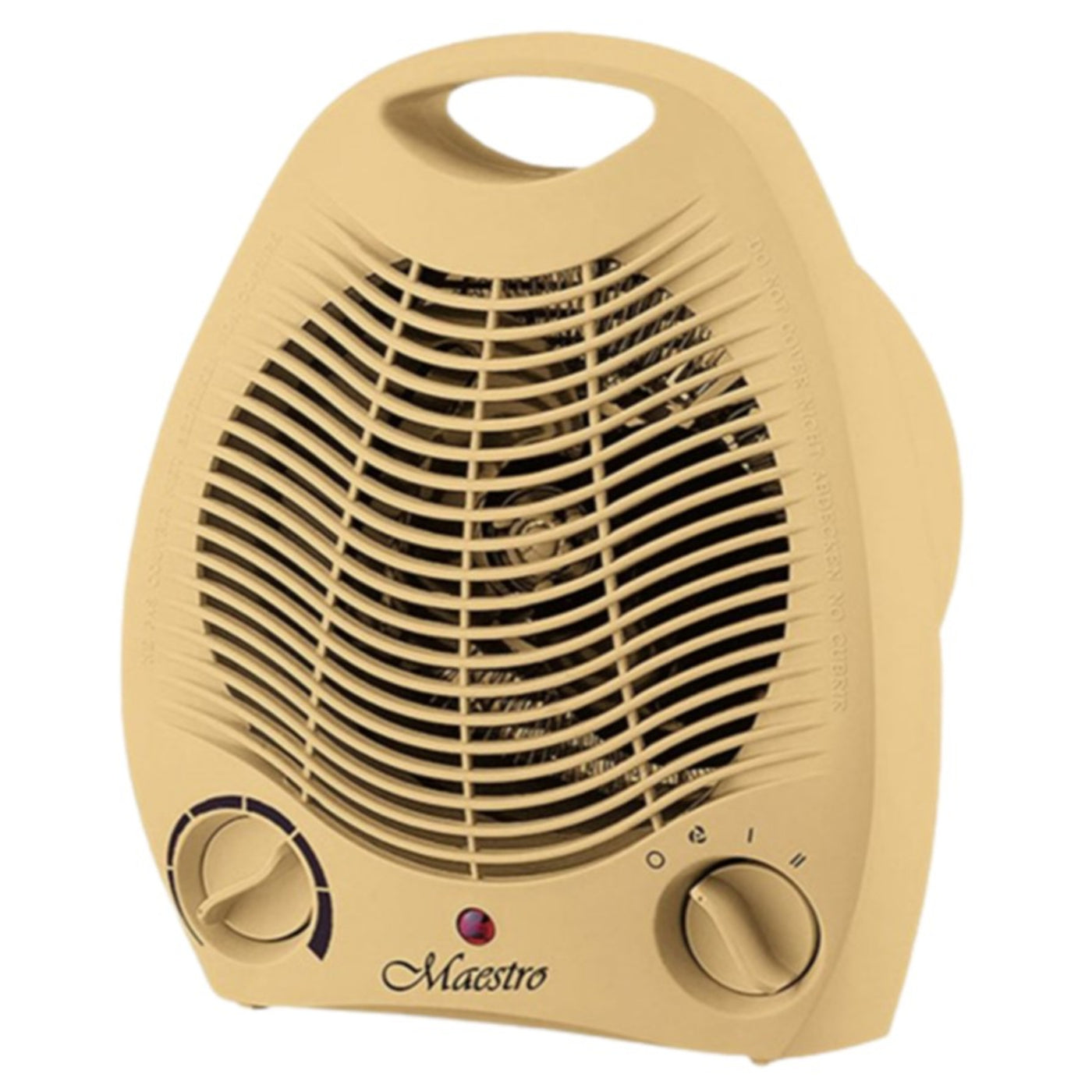 Termoventilador Calentador eléctrico 2000W Beige Tiene dos modos de funcionamiento: modo ventilador