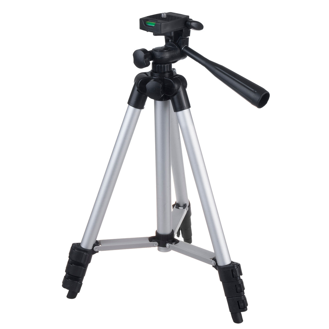 Maclean MC-165 Trípode Universal 1/4" Soporte para Cámaras Videocámaras Smartphones max. 1050mm max.2kg, Mando a Distancia BT