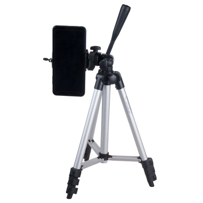 Maclean MC-165 Trípode Universal 1/4" Soporte para Cámaras Videocámaras Smartphones max. 1050mm max.2kg, Mando a Distancia BT