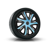 Calotas 16'' NRM N-Power bicolor azul/preto azul 4 unid.