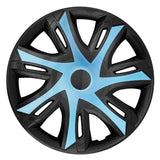 Calotas 16'' NRM N-Power bicolor azul/preto azul 4 unid.