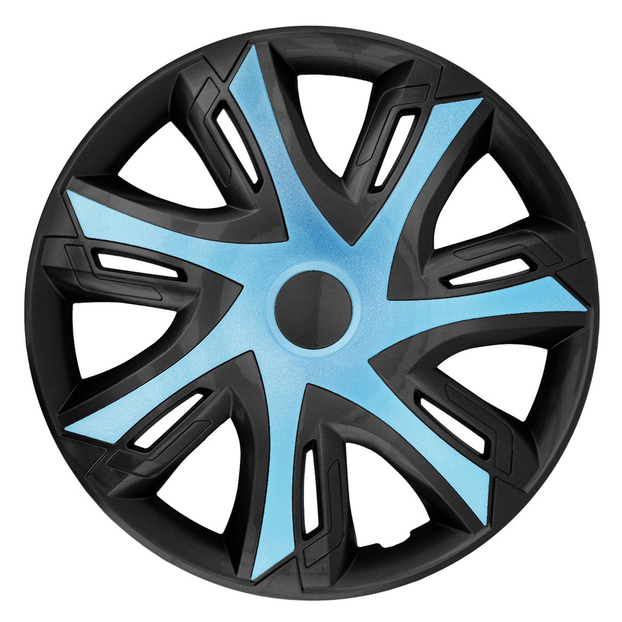 Calotas 16'' NRM N-Power bicolor azul/preto azul 4 unid.