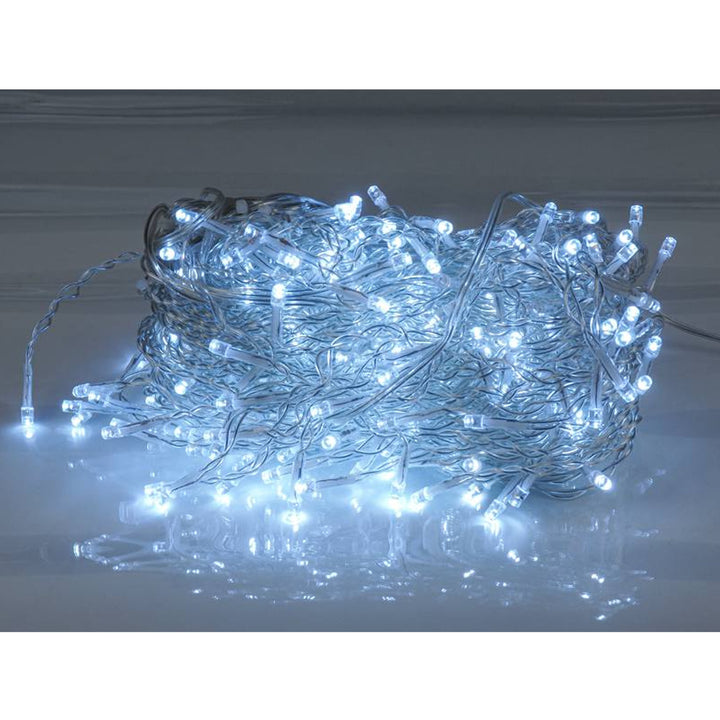 Guirlanda luminosa ML51Z 60 pingentes de gelo 300 Led 8m branco frio IP44