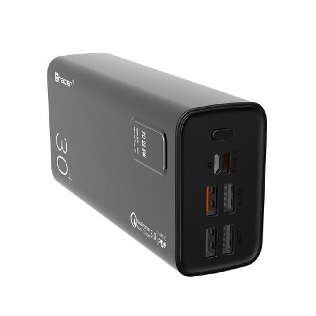 Tracer Modes Fast Charge Powerbank Batería externa 3000mAh USB-C 4 x USB 2.0 Quick Charge QC3.0 Fast Charge Power delivery PD 22.5W + SPC