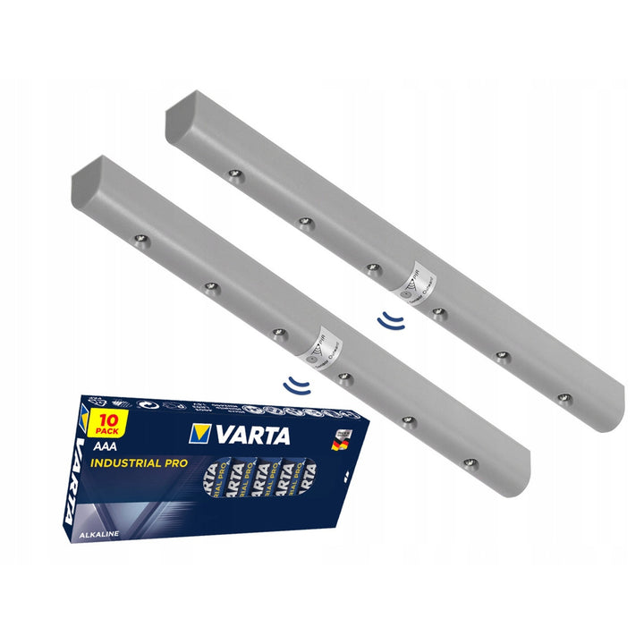 2 lâmpadas Maclean de 6 LED com detector de movimento + pilhas AAA