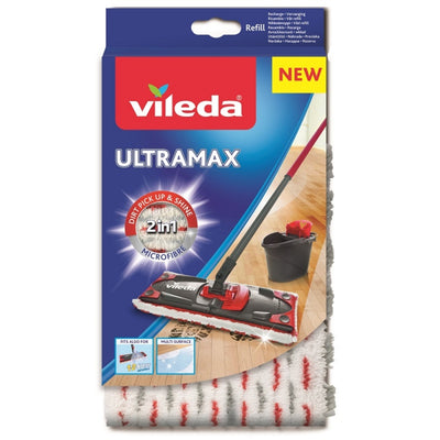 Mopa Vileda Ultramax con mango + recambio extra de mopa