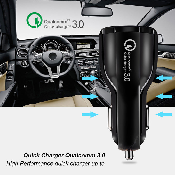 Carregador de carro USB Maclean Energy 6100 mA + cabo