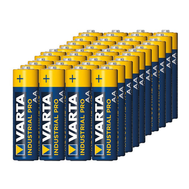 Pilhas alcalinas Varta Industrial AAA AA 80 unidades