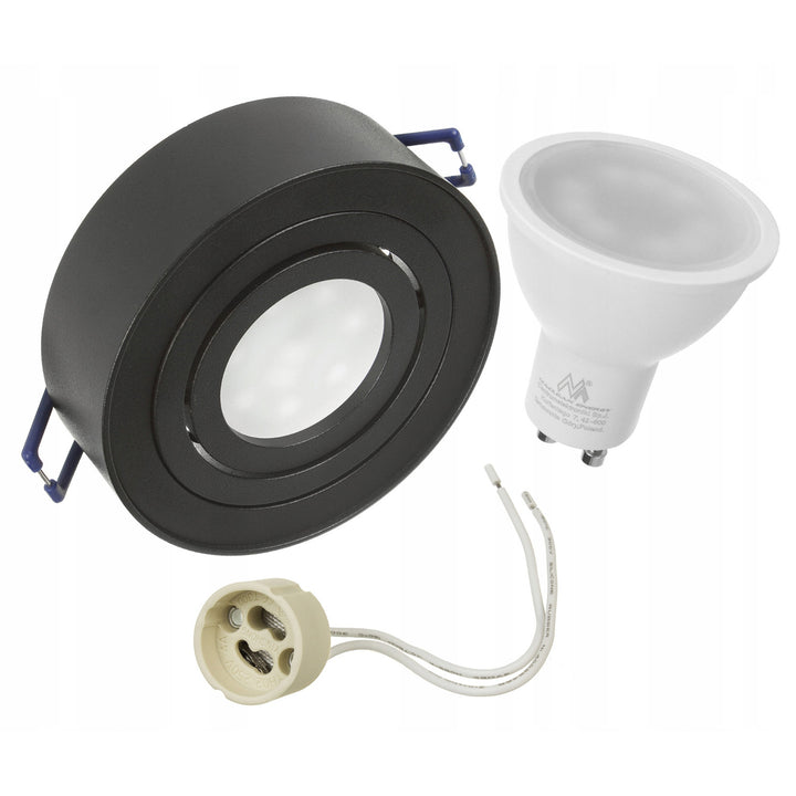 Luminaria empotrada MCE462 B 7W negro + GU10