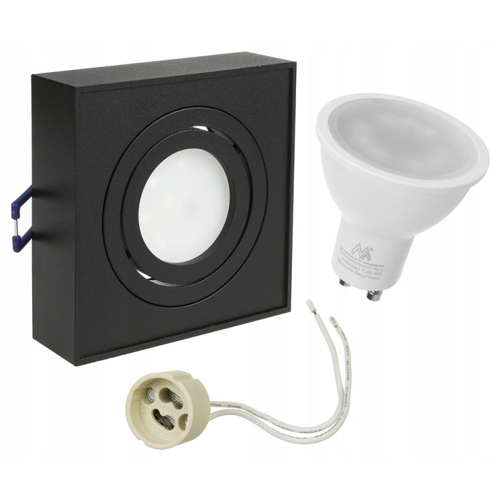 Luminaria empotrada MCE464 B 7W negro + GU10