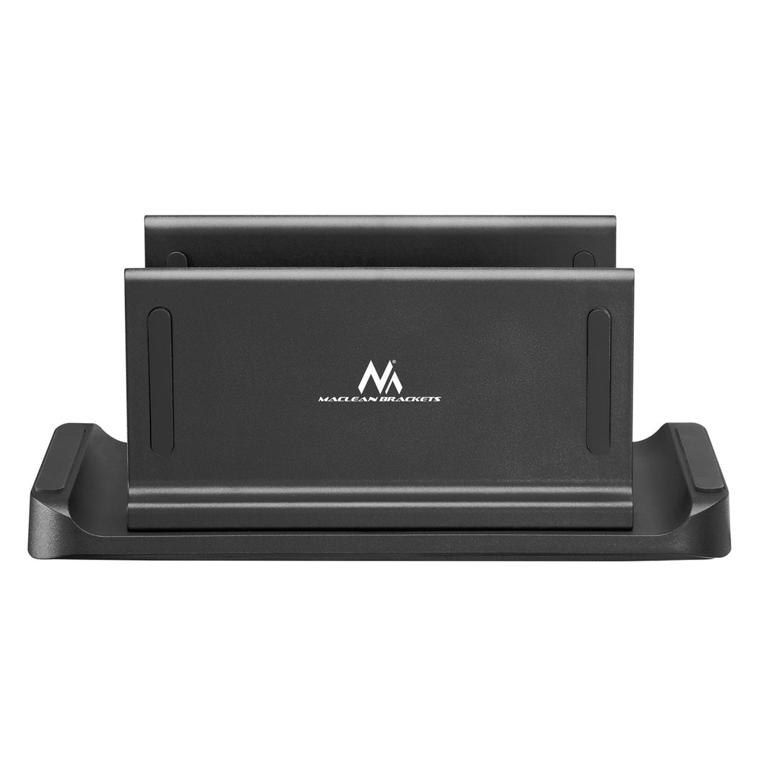 Maclean MC-454 Soporte de Terminal Thin Client / Mini PC Ajustable, se adapta a soportes VESA, Independiente, Color Negro