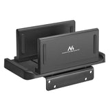 Maclean MC-454 Soporte de Terminal Thin Client / Mini PC Ajustable, se adapta a soportes VESA, Independiente, Color Negro