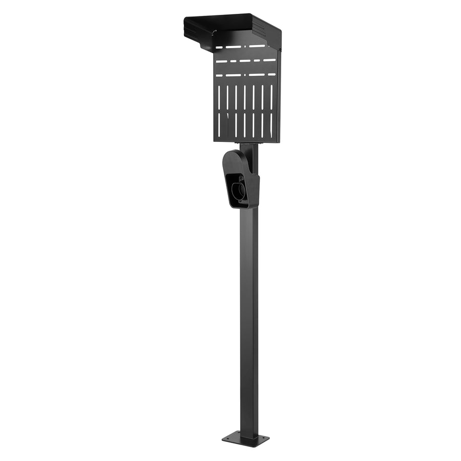 Maclean MCE456 Soporte Externo para Cargadores de Vehículos Eléctricos y PHEV, Acero, máx. 15 kg