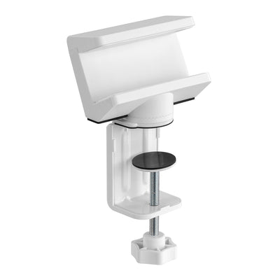 Maclean MC-470W Soporte de Sobremesa para Regleta, Blanco, 40-70 mm