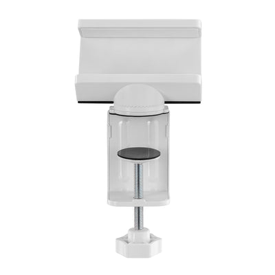 Maclean MC-470W Soporte de Sobremesa para Regleta, Blanco, 40-70 mm