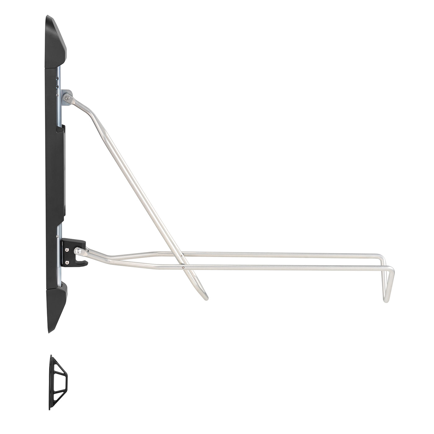 Maclean MC-471 Aparcabicicletas de Pared, Soporte de Bicicleta, máx. 35 kg