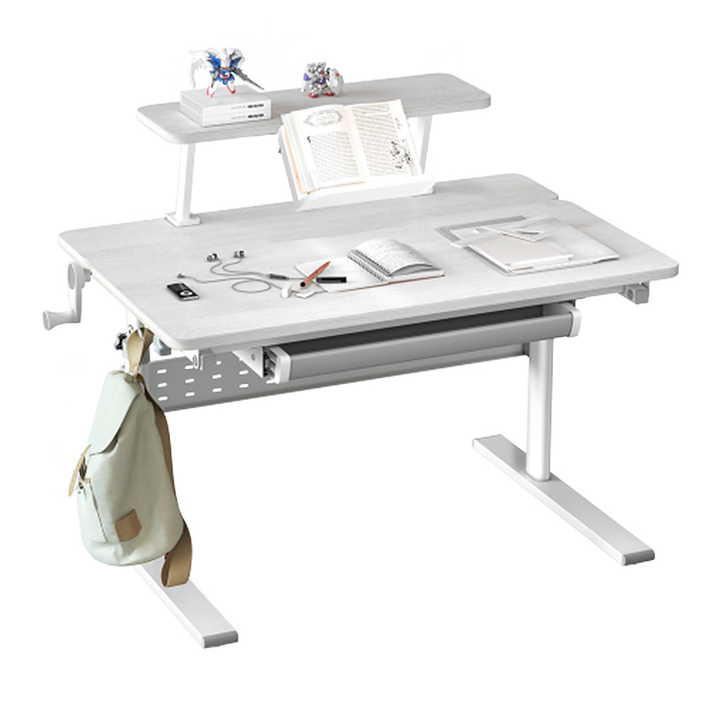 Ergo Office ER-483 Escritorio Infantil, Altura Regulable, Gris, max 40kg, 900x600mm