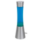 Candeeiro decorativo Minka lavalamp Gy6.35 20W, 39,5 cm cor azul prateado