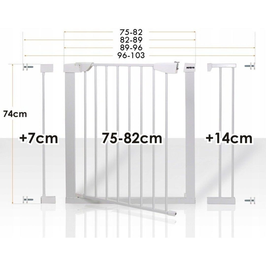 Barreira de segurança para portas, escadas 75-103cm HanksKids