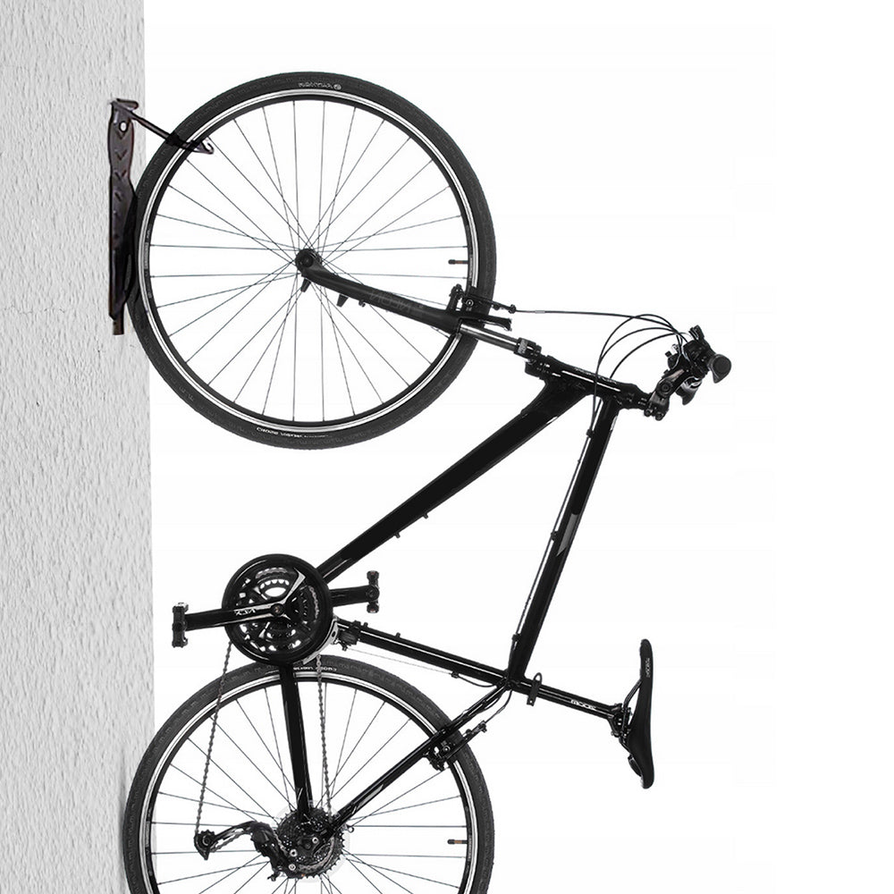 Maclean MC-432 Suporte de parede para bicicleta Suporte vertical para bicicletas em aço Carga máxima 30kg