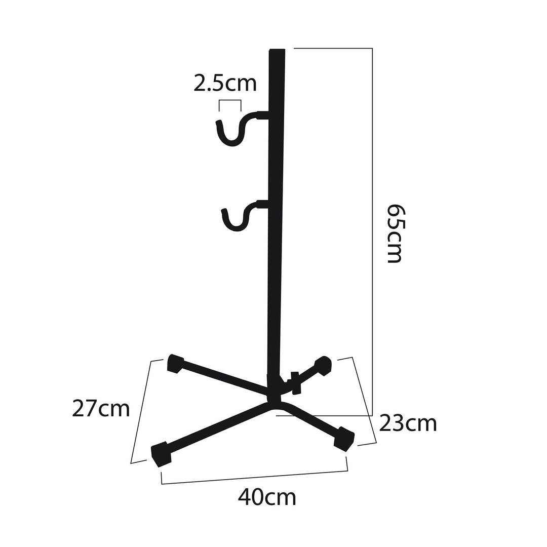 Maclean MC-434 Soporte de Servicio para Bicicletas Acero Carga máx. 20 kg Compatible con Bicicletas MTB con Ruedas de hasta 27,5"