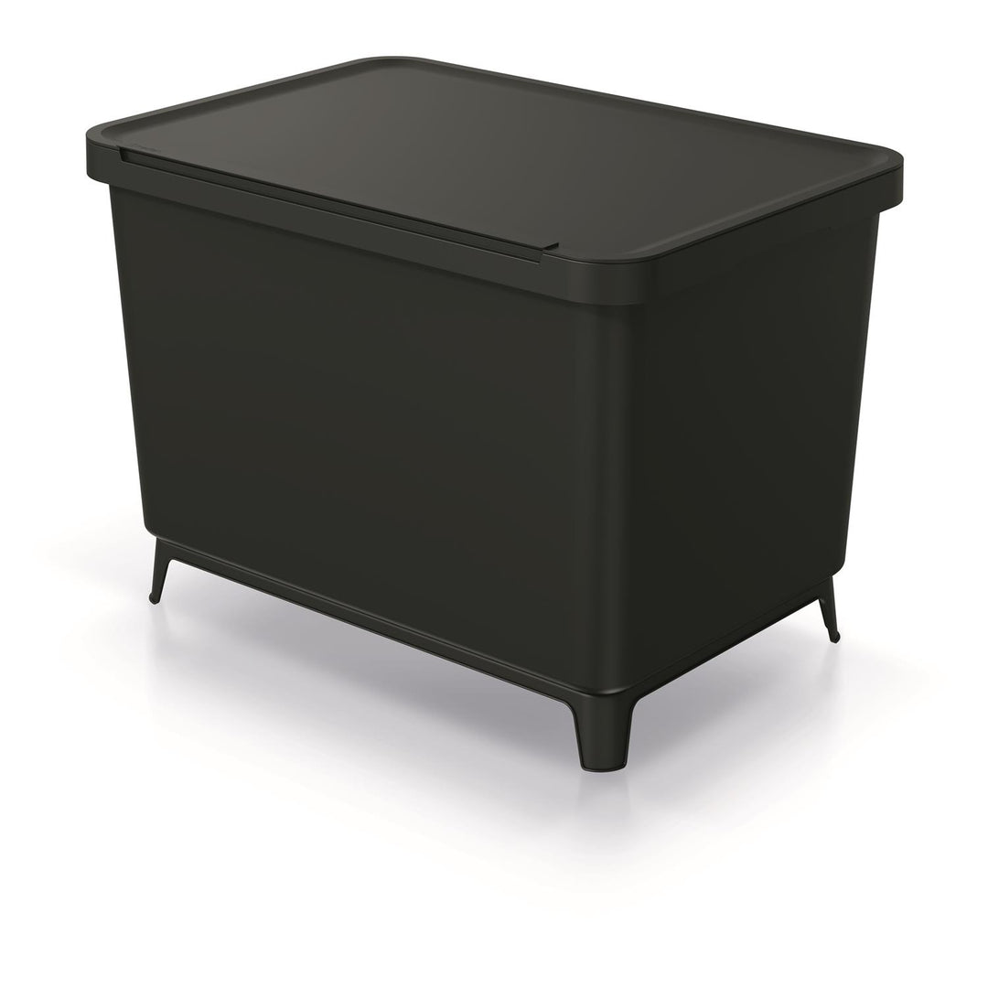 Lixeira Keden SYSTEMA 4x10 litros - reciclagem preta