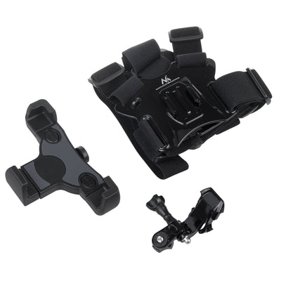 Arnês esportivo Maclean MC-445 com suporte universal para telefone, câmera GoPro e outros dispositivos