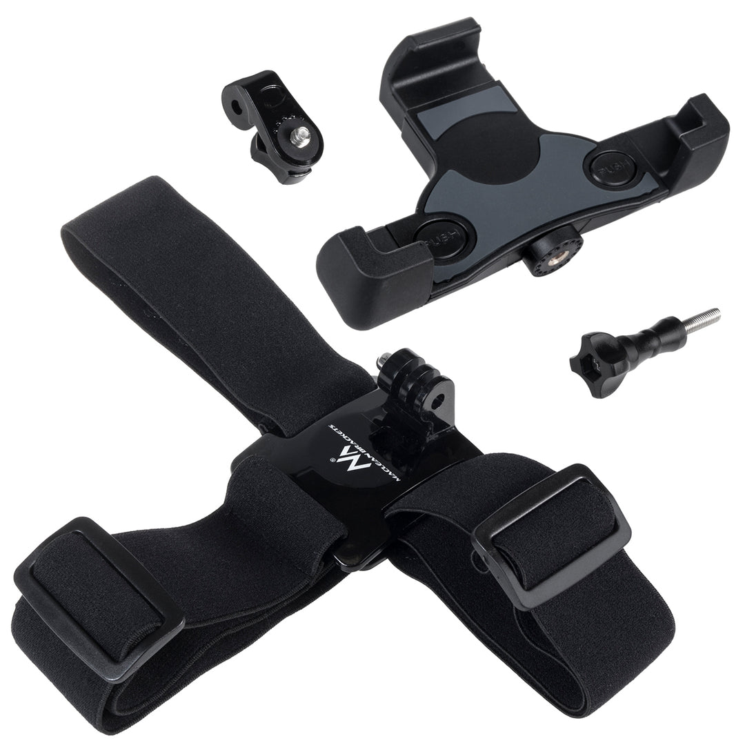 Suporte para faixa de cabeça esportiva Maclean MC-448 para câmera GoPro de celular e outros suporte universal