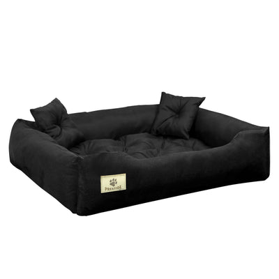 Cama confortável preta Prestige 55x45 cm para cães e gatos