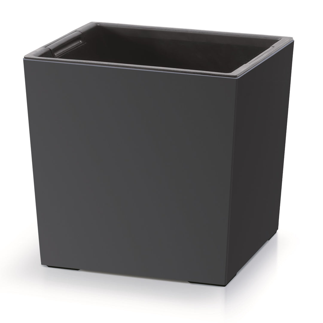 Prosperplast Urbi Vaso baixo quadrado com inserto DURS240L-S433 - cor antracite