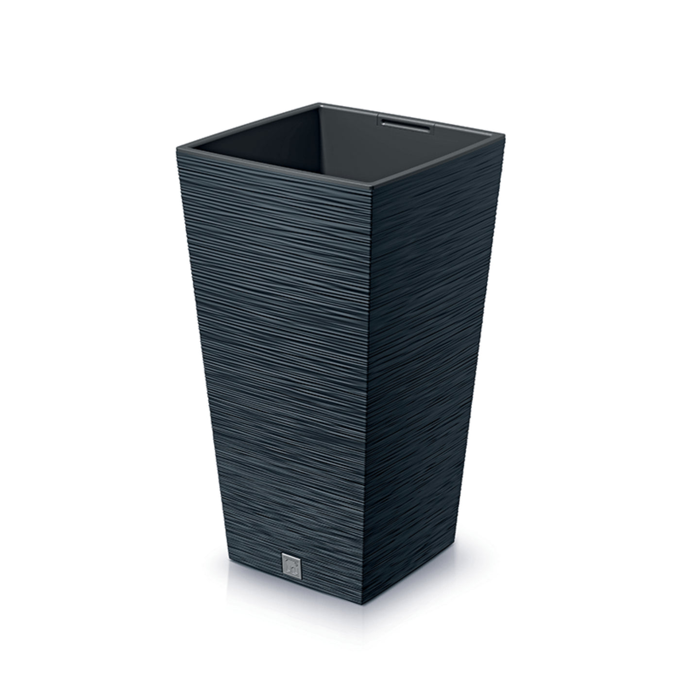 Vaso quadrado Prosperplast Furu com inserto DFSH265-S433 - cor antracite