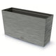 Prosperplast Furu Case Meia Floreira com Vaso Floreira com Vaso para Plantas de Interior e Exterior Plástico Resistente Retangular 77x23,5x40,6cm (Concreto)