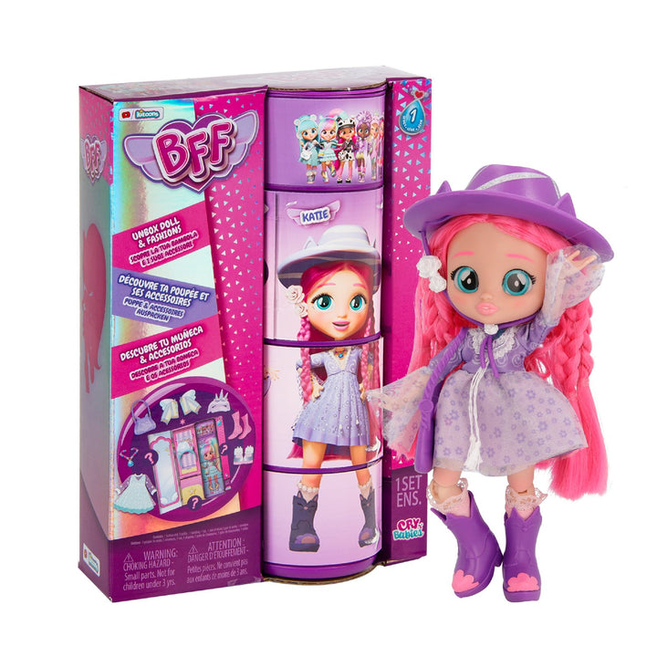 Muñeca BFF Katie Cry Babies set con accesorios IMC904347