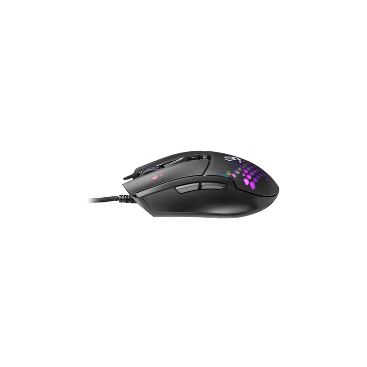 A4Tech Bloody L65 MAX RGB Mouse Honeycomb Gaming Mouse máx. Retroiluminação USB RGB de 12.000 DPI 2.000 Hz Ultrapolling 9 botões