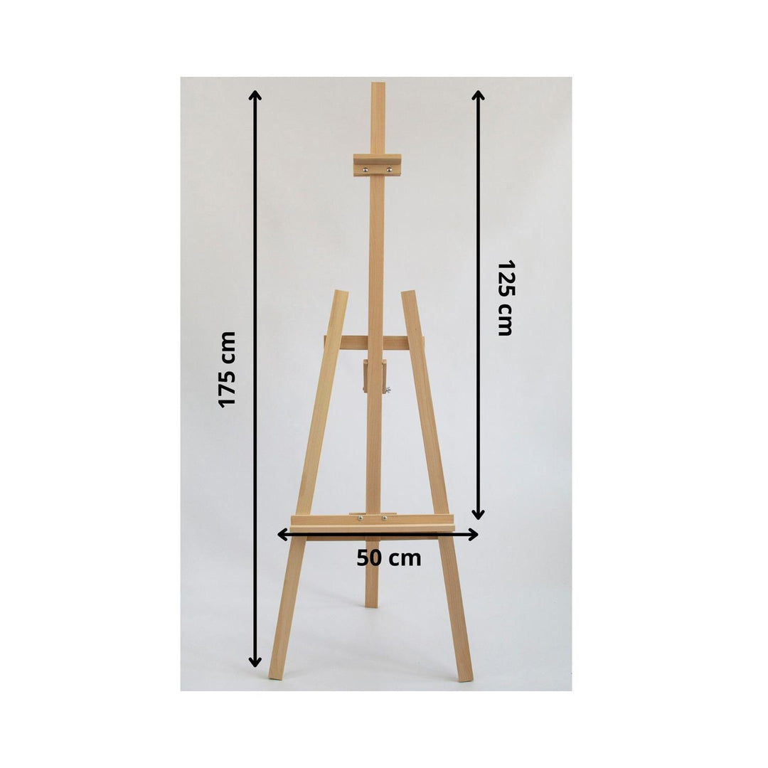 Smol Drew Caballete de Pintura Trípode Madera de Haya 175 cm