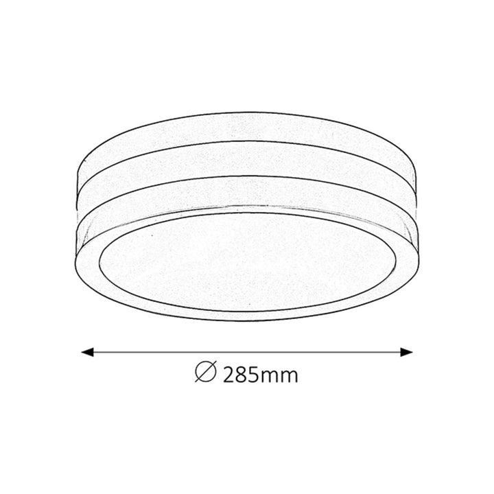 Lámpara de techo de exterior Rabalux stuttgart 8220 - color cromo satinado