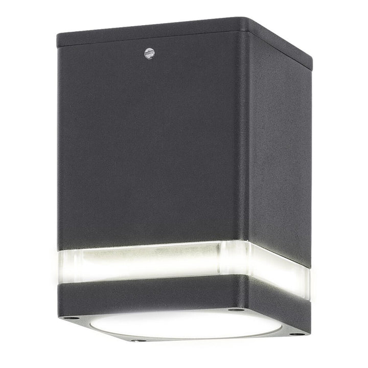 ZOMBOR 7818 Rabalux antracite GU10 35W luminária saliente para terraços