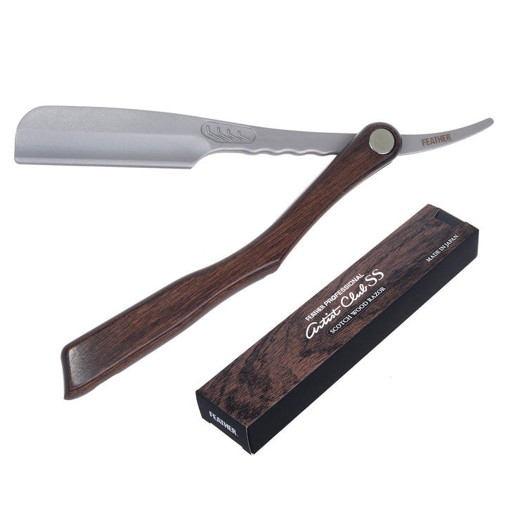 Maquinilla de afeitar para hojas de afeitar ACS-RSW Feather Professional Artist Club Scotch Wood