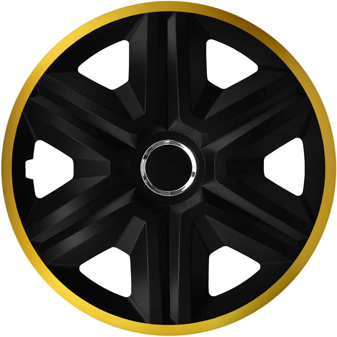 Conjunto de tampões universais NRM 14" FAST LUX dourados, 4 peças